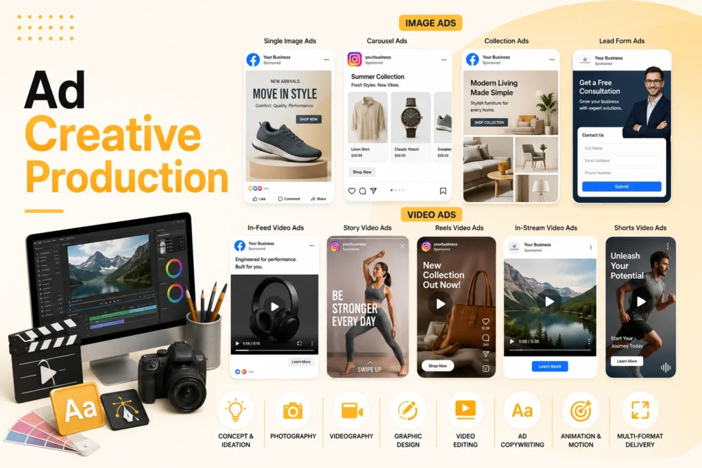 Ad Creative Production services